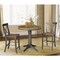 International Concepts Round 36 in Rd Extension Dining Table, 2 X-Back Counter Ht Stools, Hickory/Coal, 36 in W, 48 in L K45-36RXT-27-S6132-2 - alternate 2
